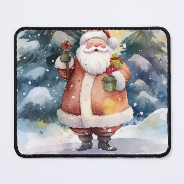 Item preview, Santa Claus watercolor gift designed and sold by Mickeymouse2023.