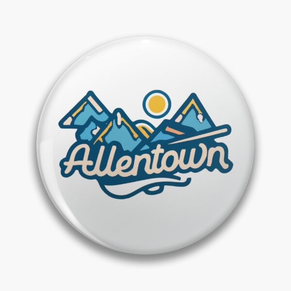 Item preview, Allentown, Pennsylvania | Simple design of a sunset in the mountains designed and sold by CircinusStore.