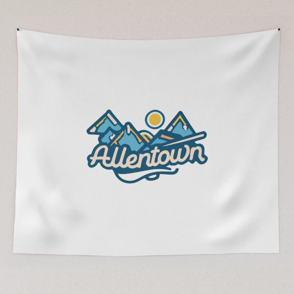 Item preview, Allentown, Pennsylvania | Simple design of a sunset in the mountains designed and sold by CircinusStore.