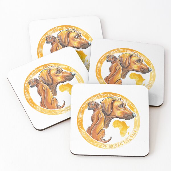 Item preview, Rhodesian Ridgeback watercolor designed and sold by Motivburg.