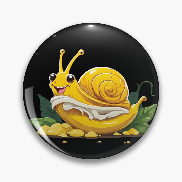 Item preview, Cute little yellow banana snail designed and sold by twisted-dot.