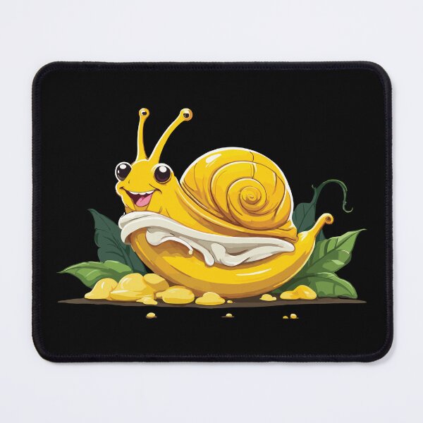 Item preview, Cute little yellow banana snail designed and sold by twisted-dot.