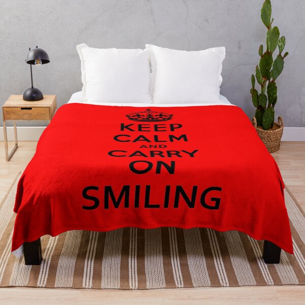 Item preview, Carry on Smiling ! (black lettering) designed and sold by InterestingImag.