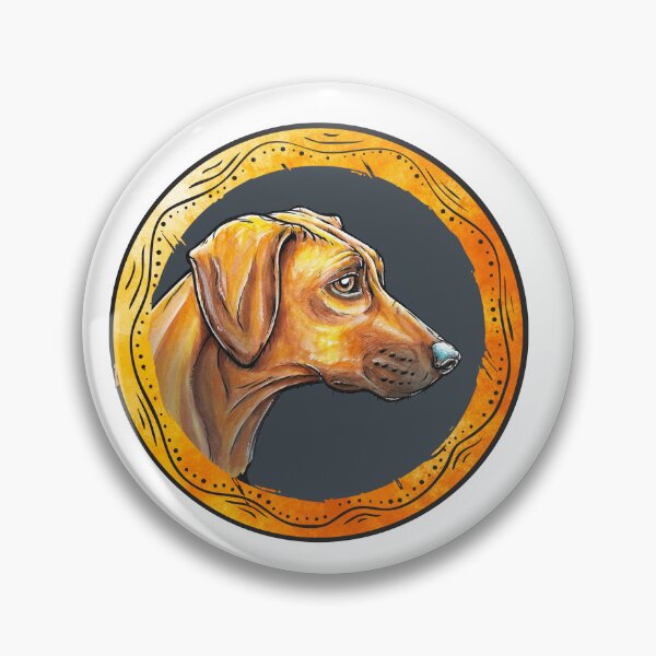 Item preview, Rhodesian Ridgeback watercolor designed and sold by Motivburg.