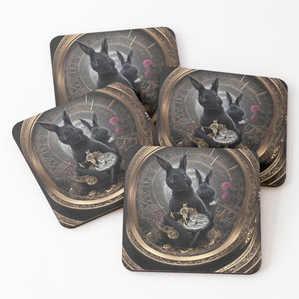 Item preview, Down the Rabbit Hole: Rabbits and Roses designed and sold by ZION-E-Store.