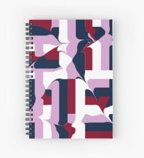 organic tiling Spiral Notebook