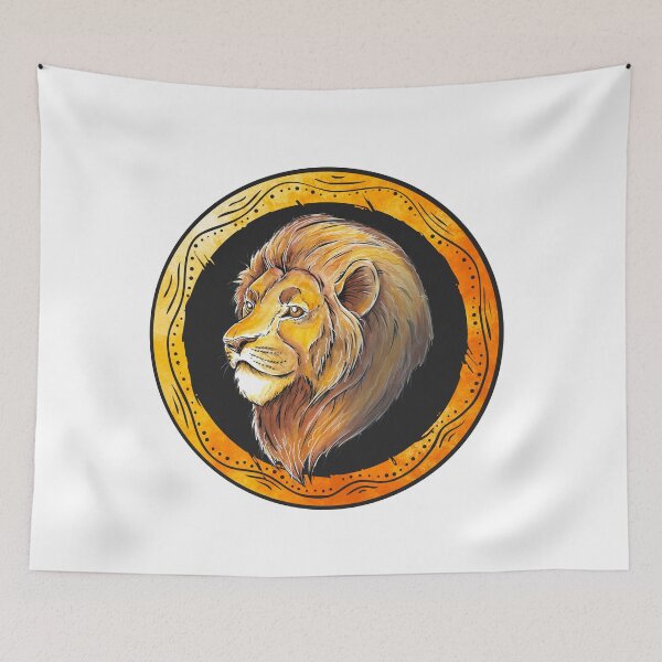 Item preview, Lion watercolor designed and sold by Motivburg.