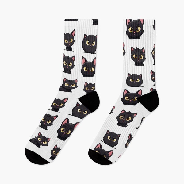 Item preview, Happy funny black kitties pack designed and sold by GamerGetup.