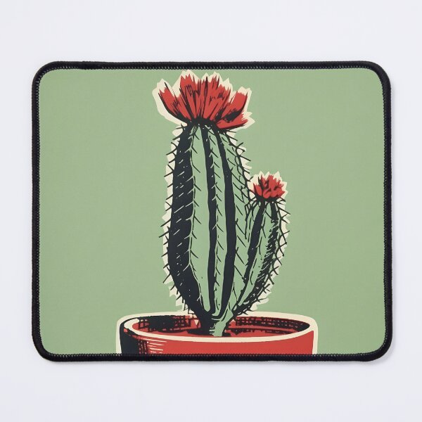 Item preview, Red Flowering Cactus designed and sold by Glenn Slingsby.