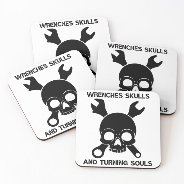 Item preview, Wrenches Skulls And Turning Souls. Skull mechanic. designed and sold by Jakubos.