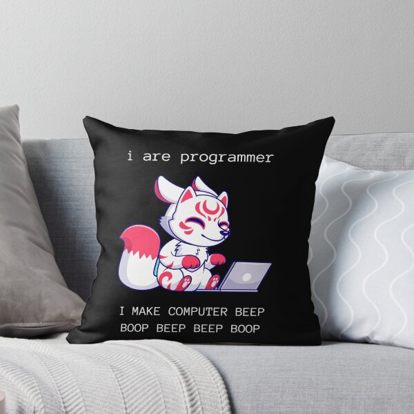 Item preview, I Are Programmer: cute fox i make computer beep boop boop beep boop designed and sold by Rio77 Styles.