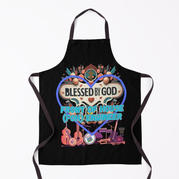 Item preview, BLESSED BY GOD FRONT OF HOUSE (FOH) ENGINEER designed and sold by carlos crane.