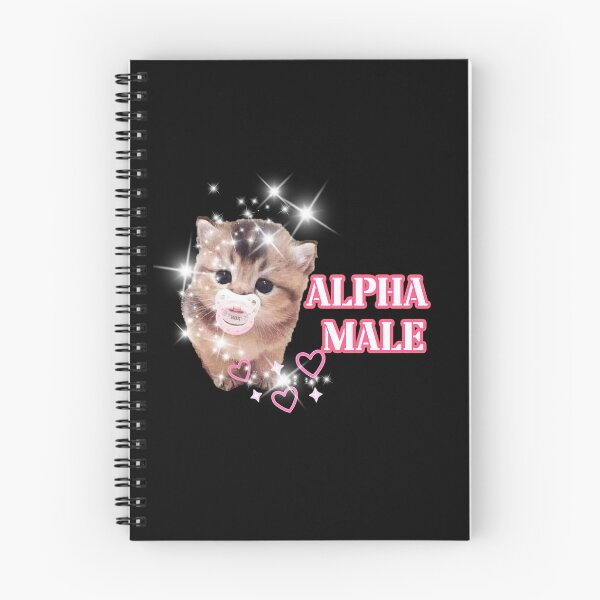 Item preview, alpha male cute kitten meme designed and sold by InMyMentalEra.