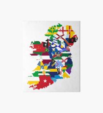 Irish county flags Art Board Print
