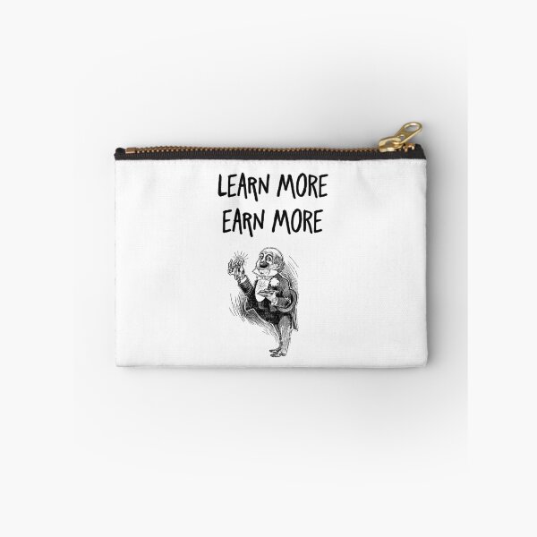 Item preview, learn more earn more Inspirational  Entrepreneur Quote designed and sold by ayaato.