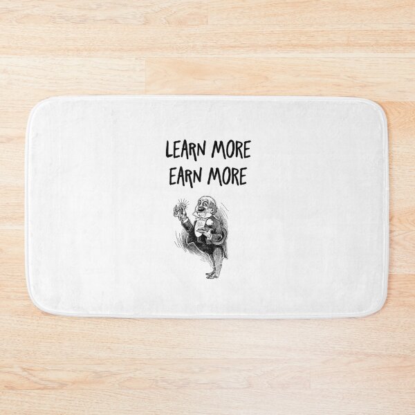 Item preview, learn more earn more Inspirational  Entrepreneur Quote designed and sold by ayaato.