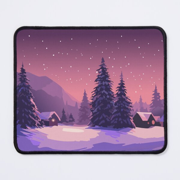Item preview, Winter night, cosy lights designed and sold by Blueberry Shake.