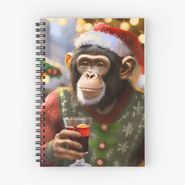 Item preview, Monkey with mulled wine at the Christmas market designed and sold by polemon.