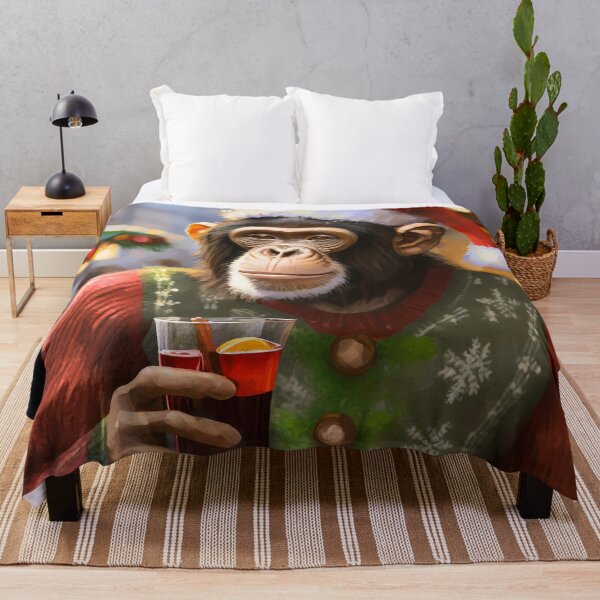 Item preview, Monkey with mulled wine at the Christmas market designed and sold by polemon.