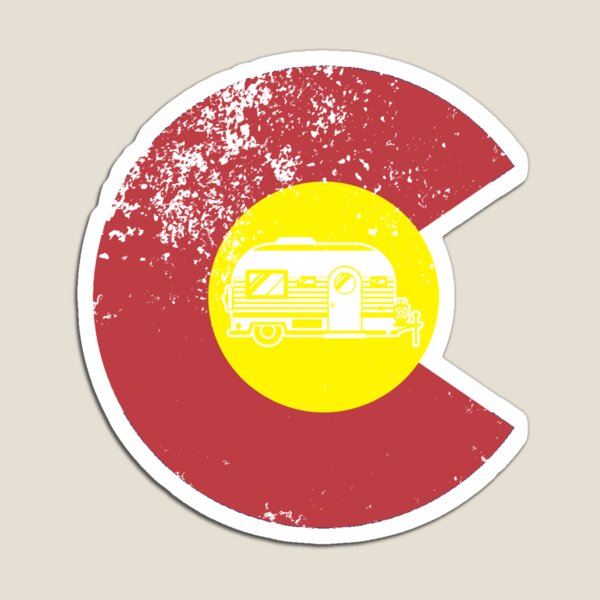 Item preview, Colorado Camper Shirt Love Glamping Distressed Gear designed and sold by DynamicDesign.