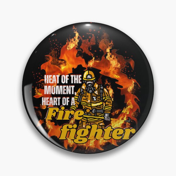 Item preview, Heat of the Moment, Heart of a Firefighter designed and sold by CasmariaOnlineShop -.