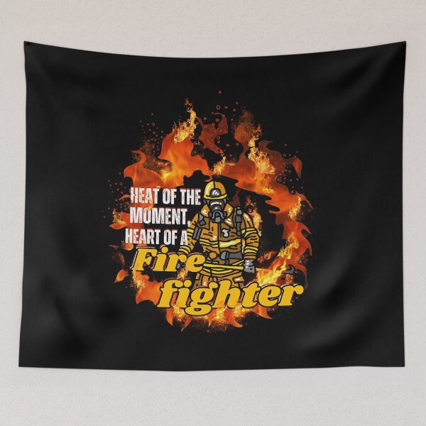 Item preview, Heat of the Moment, Heart of a Firefighter designed and sold by CasmariaOnlineShop -.