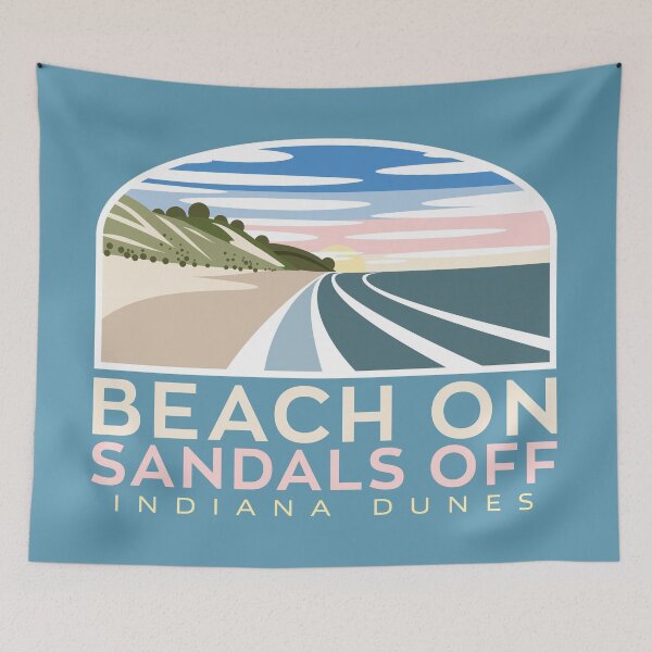 Item preview, Beach On Sandals Off designed and sold by indianadunes.