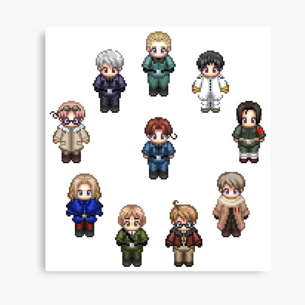 Hetaoni Canvas Print By Nyxnexus Redbubble