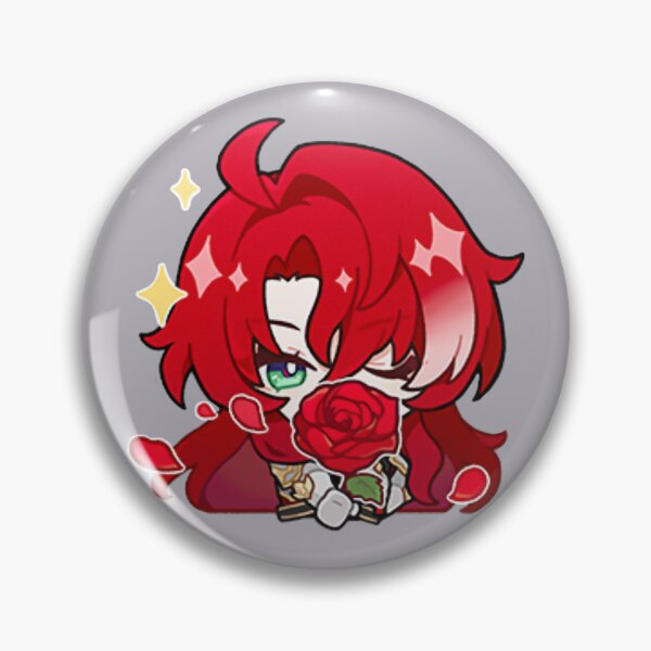 Item preview, Argenti | Honkai: Star Rail Sticker "Rose" designed and sold by Asiapenguin.