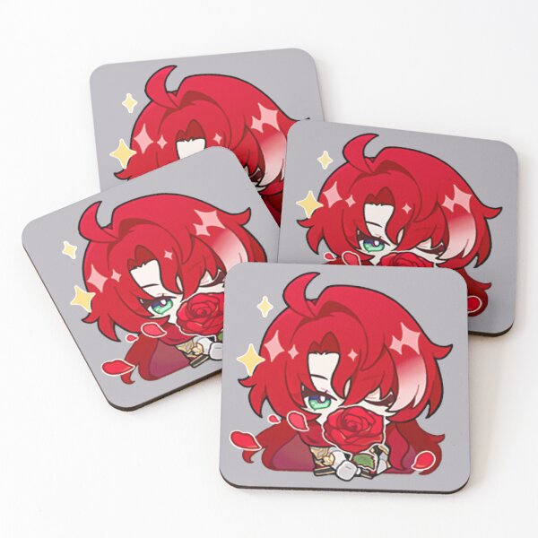 Item preview, Argenti | Honkai: Star Rail Sticker "Rose" designed and sold by Asiapenguin.