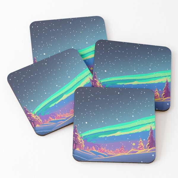 Item preview, Winter night, aurora designed and sold by Blueberry Shake.