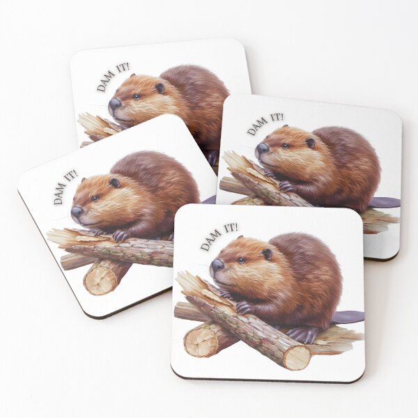Item preview, BEAVER - "DAM IT" designed and sold by DESIGNMOL.