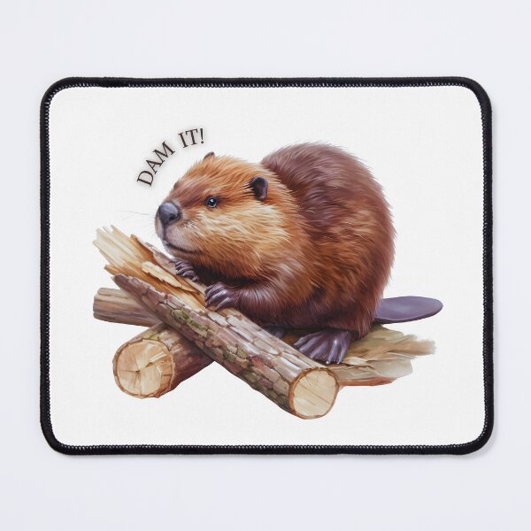 Item preview, BEAVER - "DAM IT" designed and sold by DESIGNMOL.