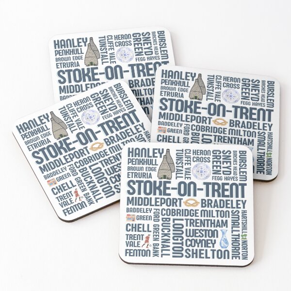 Item preview, Stoke on trent - Staffordshire towns - The potteries designed and sold by oyptjewellery.