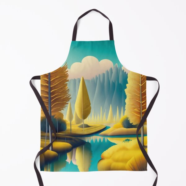 Item preview, Golden Dreams: Surreal Yellow Forest designed and sold by WhimsyRealm.