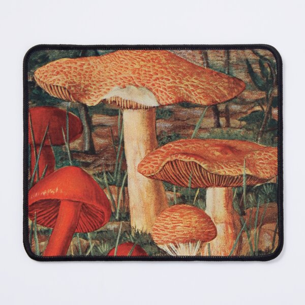 Item preview, Scarlet Woodland Vintage Mushrooms  designed and sold by InnerCitadel.