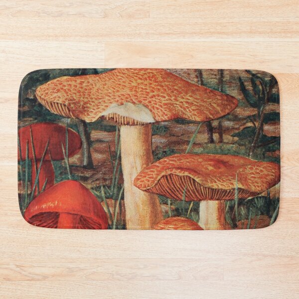 Item preview, Scarlet Woodland Vintage Mushrooms  designed and sold by InnerCitadel.