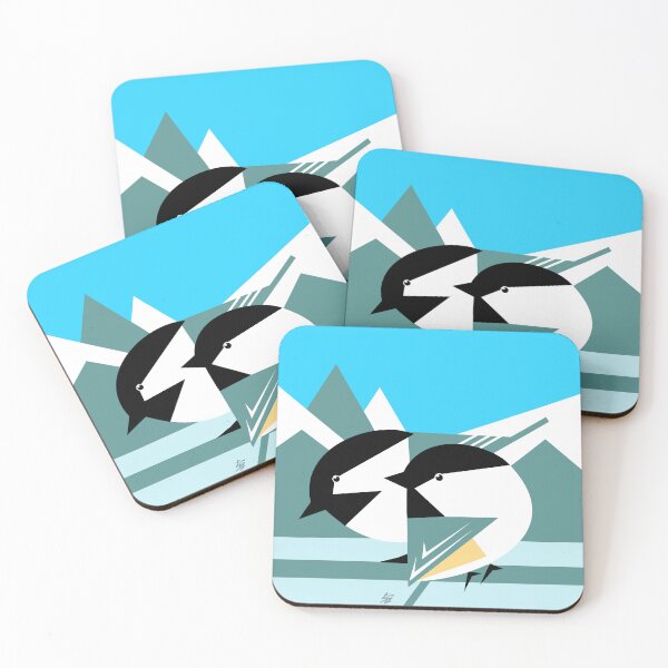 Item preview, Geometric Abstract Chickadee Art designed and sold by studioart.