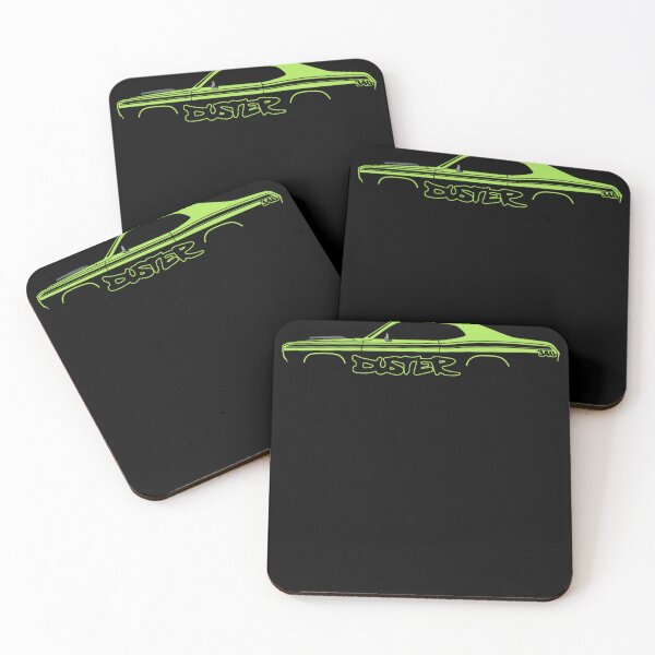 Item preview, Car Silhouette For Plymouth Duster 340 Lime Green Enthusiasts designed and sold by fhansteenkiss.