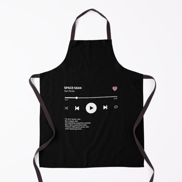 Item preview, SPACE MAN - Sam Ryder - Eurovision 2022 - United Kingdom / Media Player Interface Mockup designed and sold by Vision-Tees.