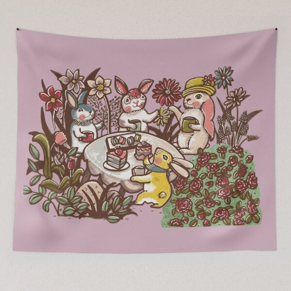 Item preview, Rabbits Tea Party designed and sold by margothuang.