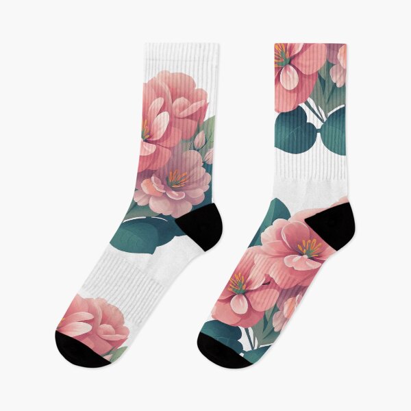 Item preview, Pink flowers. High quality flowers illustration designed and sold by Harmonysens.