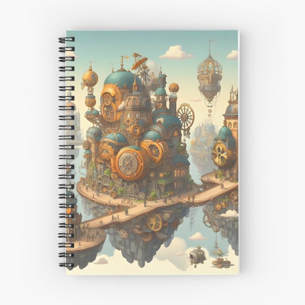 Item preview, Floating Realms: Discovering the Quirky Steampunk Universe designed and sold by lupo213.