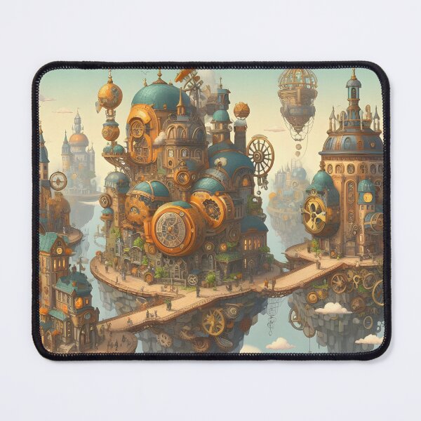 Item preview, Floating Realms: Discovering the Quirky Steampunk Universe designed and sold by lupo213.
