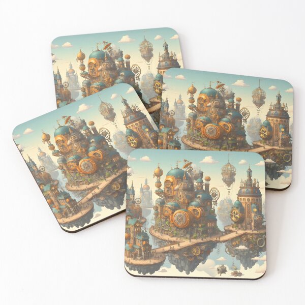 Item preview, Floating Realms: Discovering the Quirky Steampunk Universe designed and sold by lupo213.