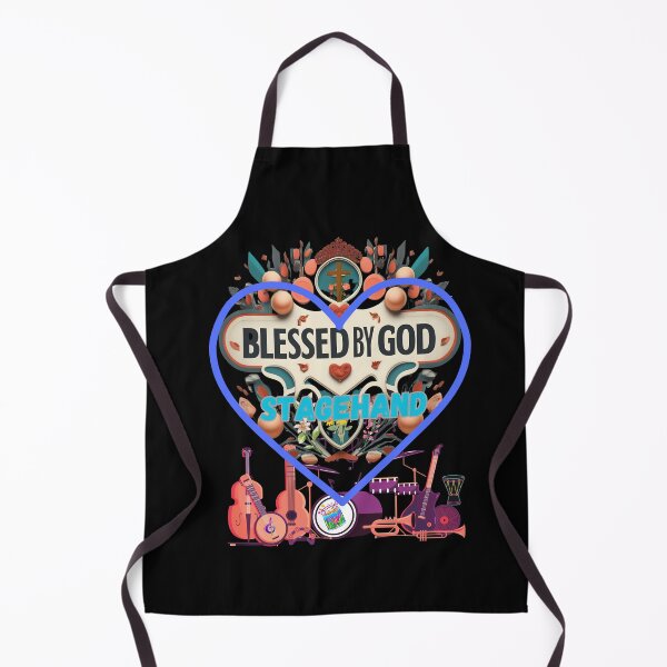 Item preview, BLESSED BY GOD STAGEHAND designed and sold by carlos crane.