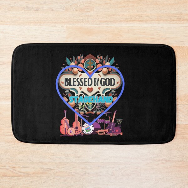 Item preview,  BLESSED BY GOD STAGEHAND designed and sold by carlos crane.