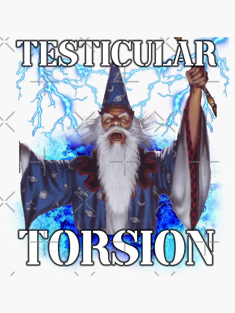 "testicular torsion" Sticker for Sale by InMyMentalEra | Redbubble