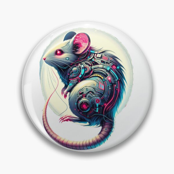 Aperçu de l'œuvre Urban Explorer - Cyber Souris créée et vendue par MrAI-Store.