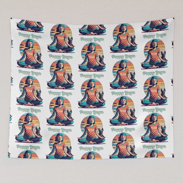 Item preview, Puppy Yoga, Yoga, Dog Yoga designed and sold by IgErSTYLE.